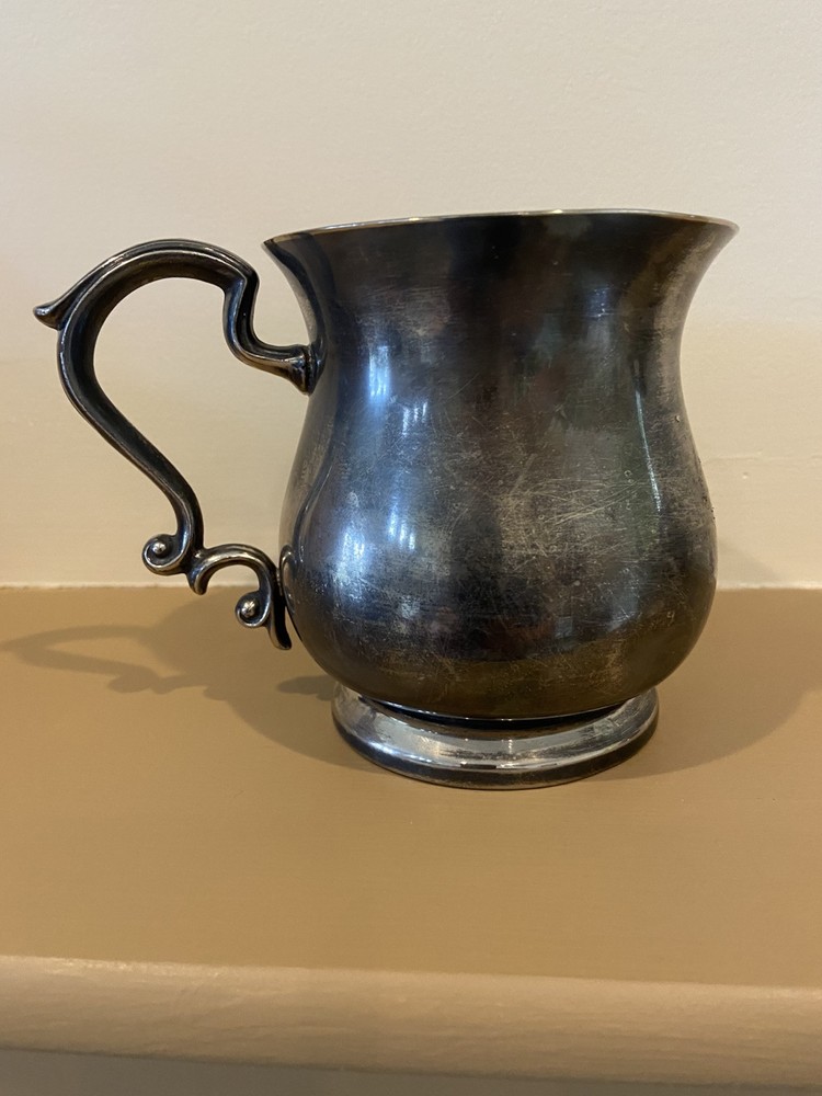 Silverplate Fancy Mug With Large Handle - FB Rogers