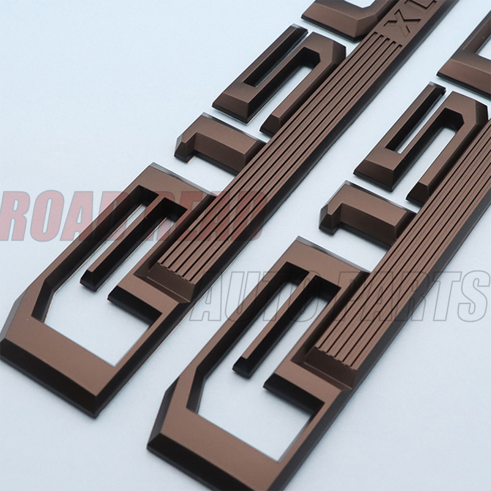 2PCS Fender Emblems For XLT 2015-2020 Replacement Badges Matte Black