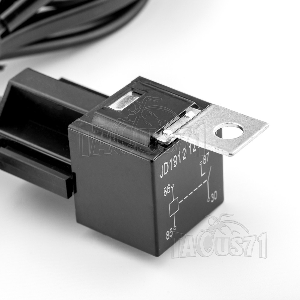 Remote Control Wiring Harness Kit 14V 40A ON/OFF Switch Relay For LED Light Bar