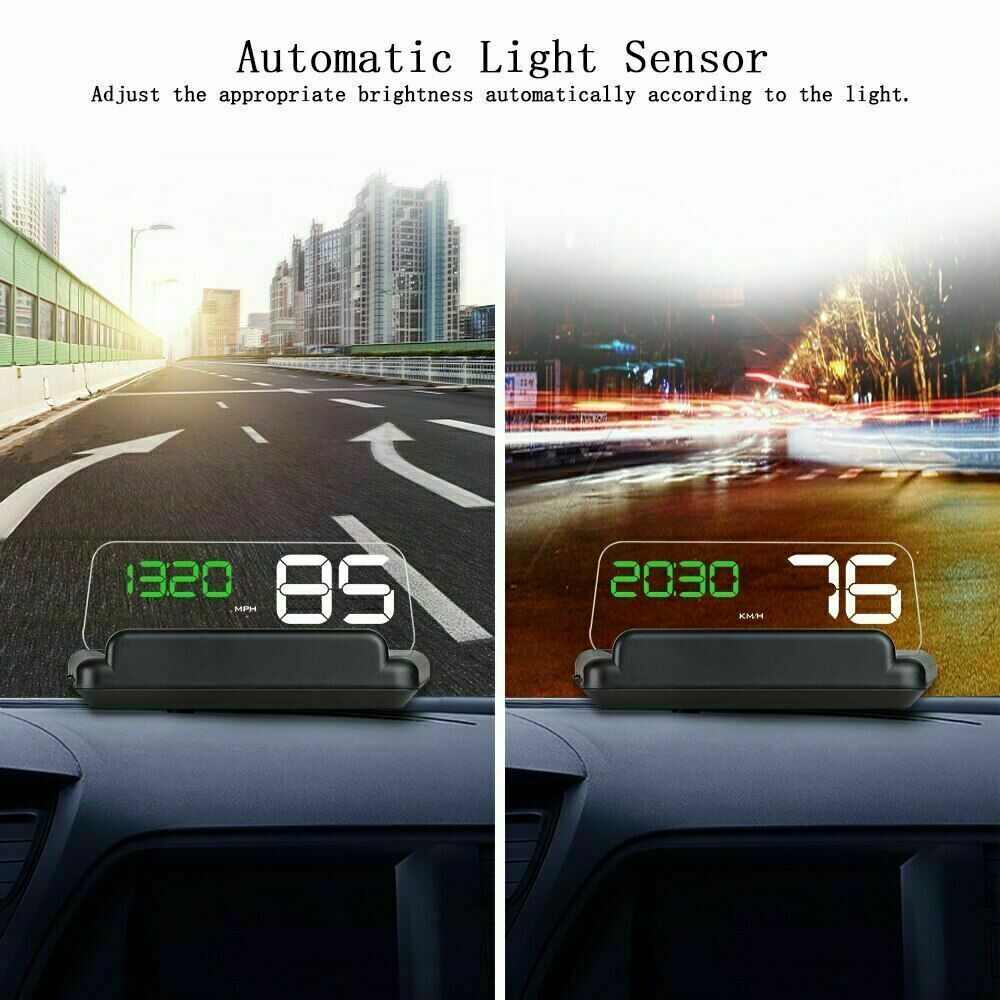 C500 Car HUD Head Up Display Speedometer Windshield Projector Diagnostic Tool
