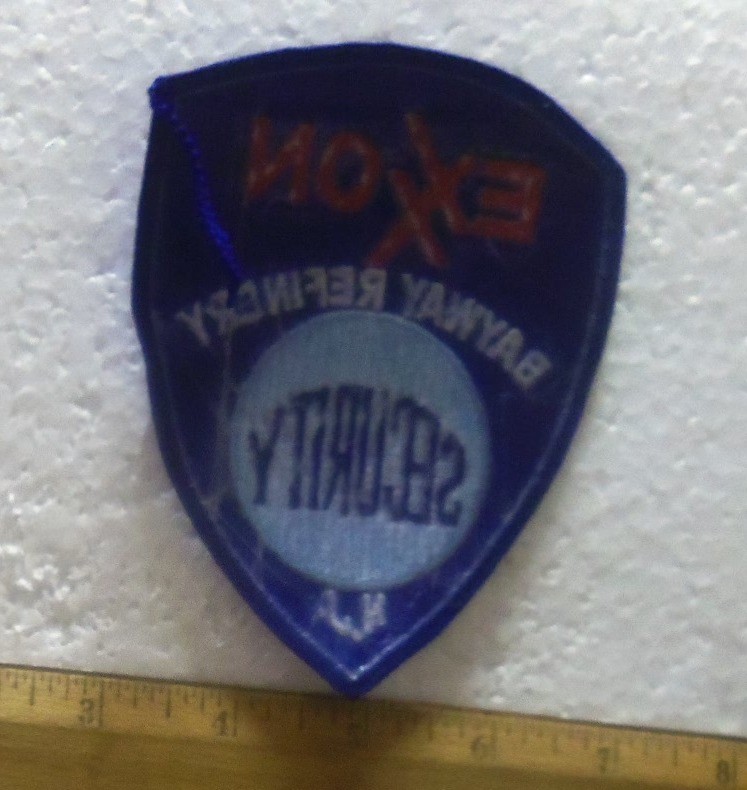 Exxon - Bayway Refinery - Security Embroidered Patch (NOS)