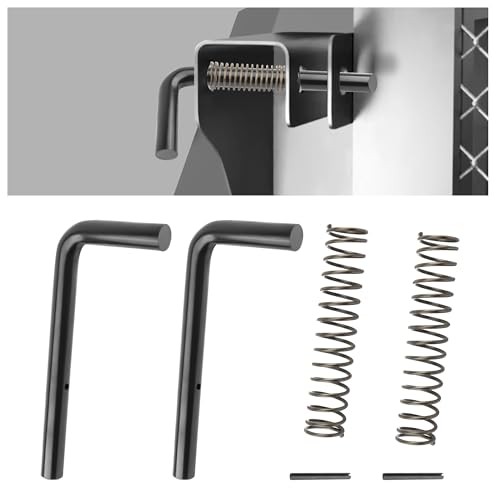 2PCS 9/16" Trailer Gate Latch Kit with 2 Springs+2 Roll Pins,Heavy Duty