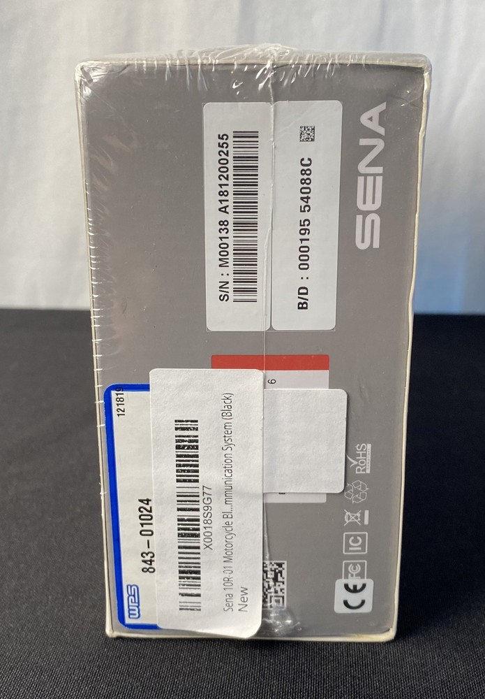 Sena RideConnected 10R Low Profile Motorcycle Bluetooth Communication System New