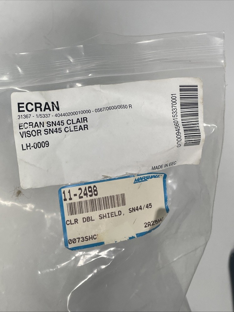VISIERA ECRAN SHIELD # SN45 LH-0009 CLEAR VISOR