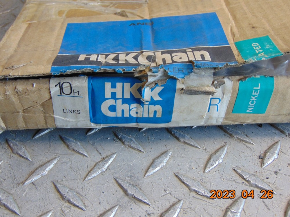 HKK CHAIN C2060 ANSI STANDARD ROLLER CHAIN 10 FT