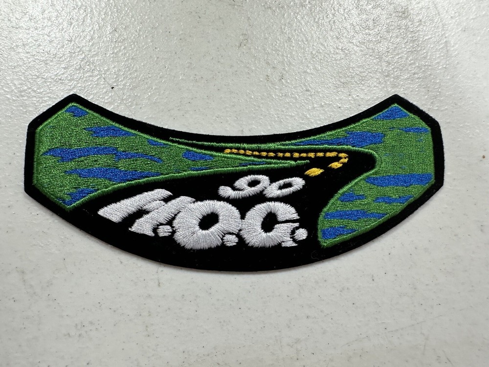 1990 HOG Membership Rocker Patch HARLEY DAVIDSON OWNERS GROUP