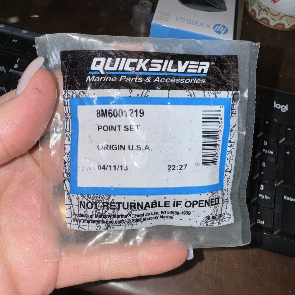 Mercury Outbound Points Set # 392-6325, 8M6001219 In Pkg