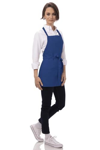 Unisex Three Pocket Apron One Size Royal
