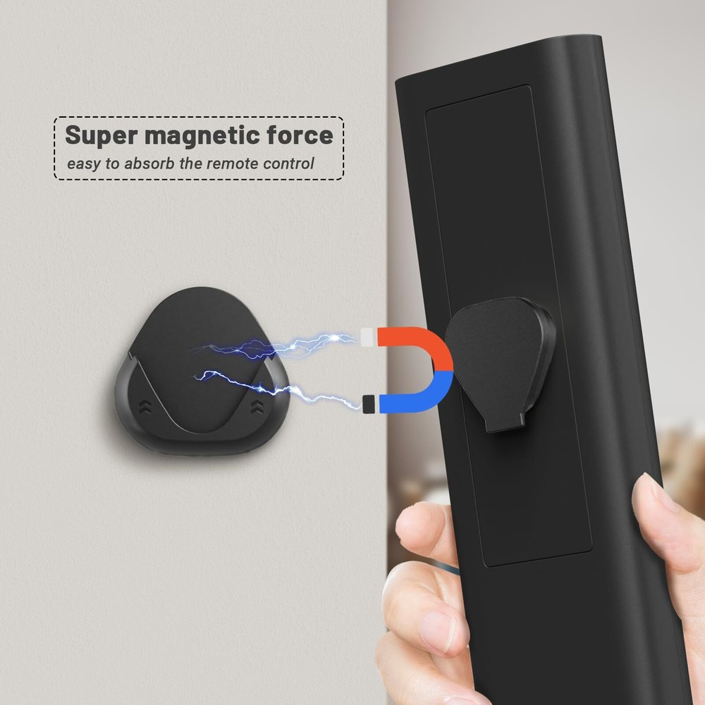 6 Set Self Adhesive Wall Mount Controller Hook Remote Control Holder