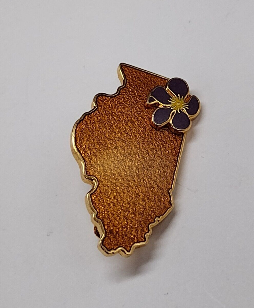 Illinois State Flower Lapel Pin