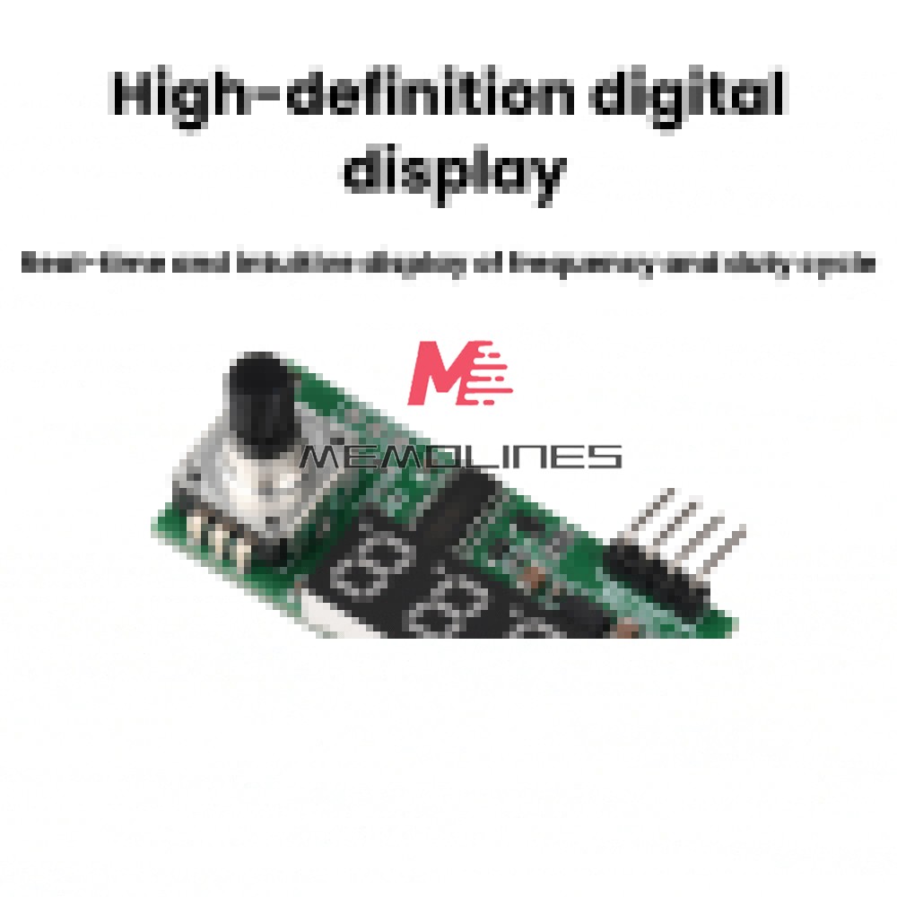 Adjustable PWM Pulse Frequency Duty Cycle Digital Square Wave Signal Generator