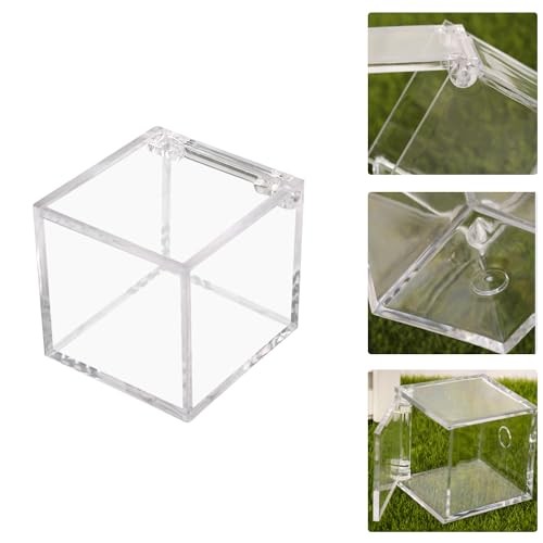 Golf Ball Display Case, UV Protected Golf Ball Display Cube, Acrylic Case 1 PC