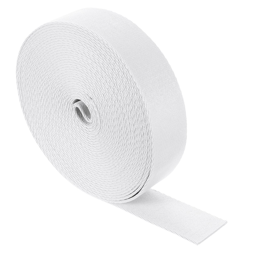 10 Yards Nylon Webbing Strap, 1 3/8-inch Bag Flat Webbing Straps, White