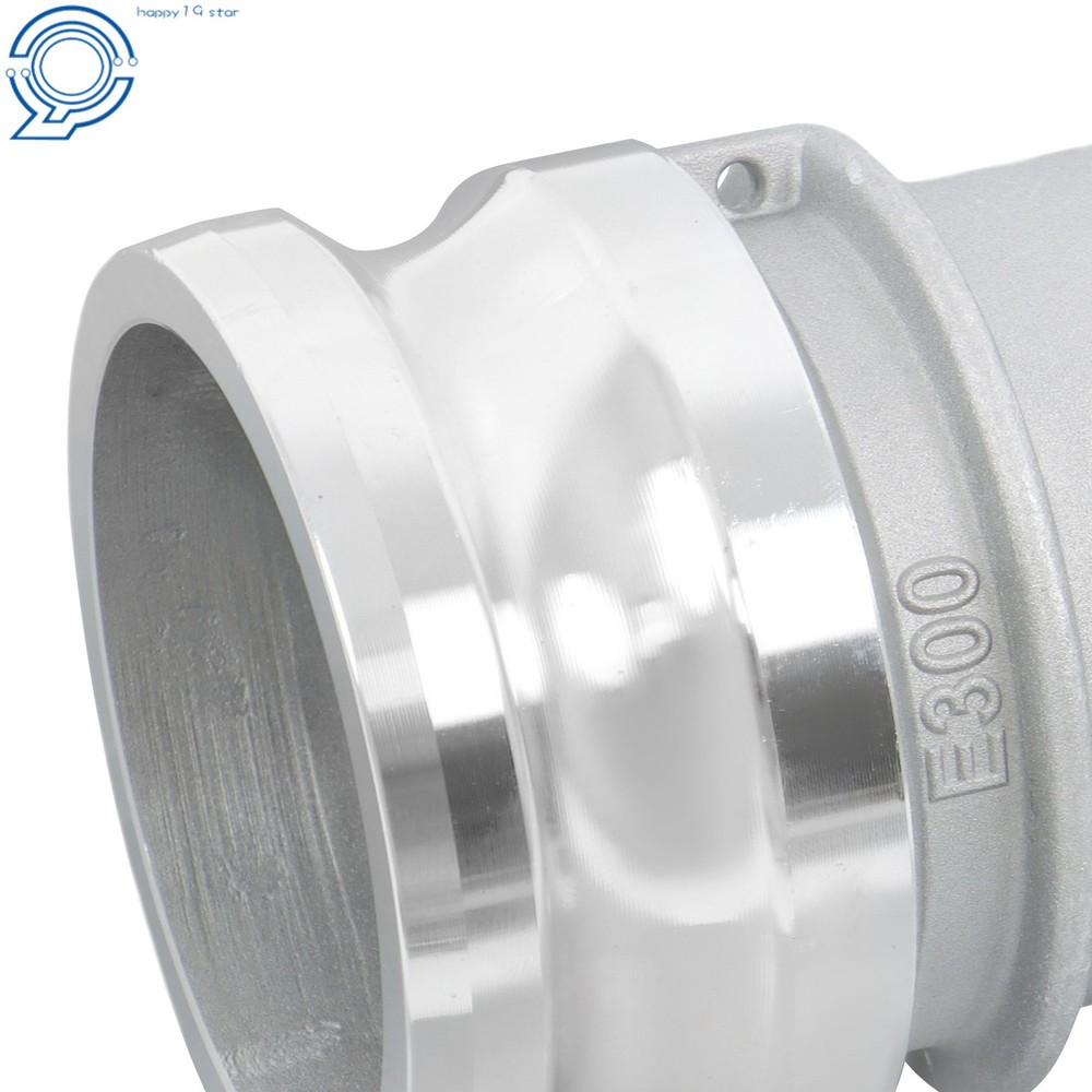 2 Pcs 3" Aluminum Camlock Type E Adapter Universal Hose Connection Kit