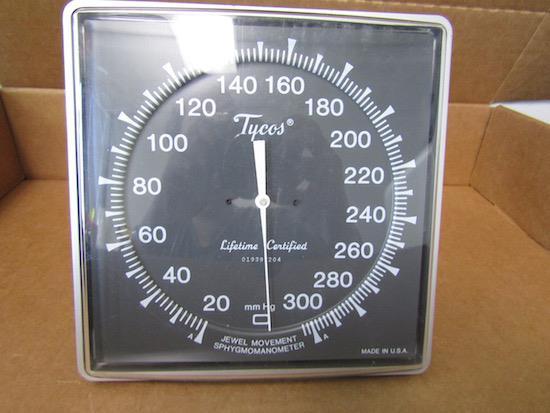 TYCOS JEWEL MOVEMENT SPHYGMOMANOMETER, NO PUMP