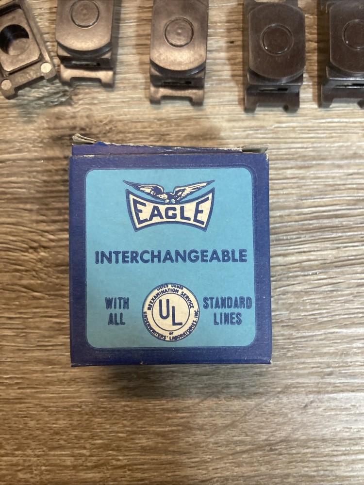 Eagle Interchange Line Blank Insert 935 Brown 5 Pack Vintage