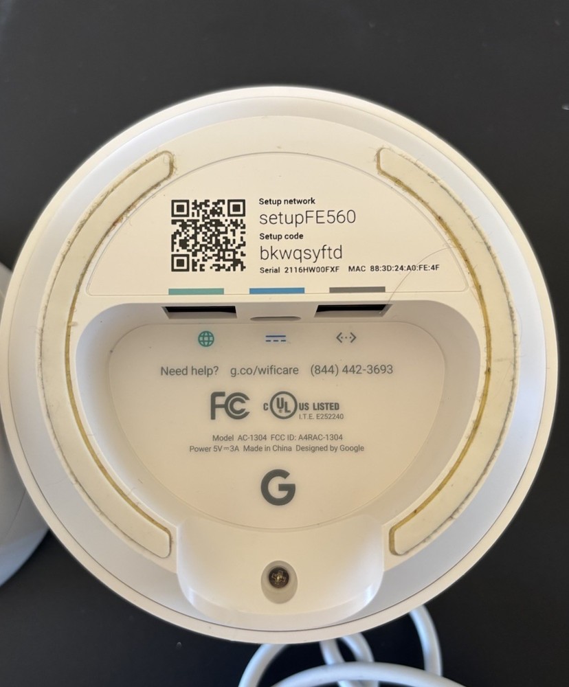 Google WlFi Extender System 3-pack Model AC-1304