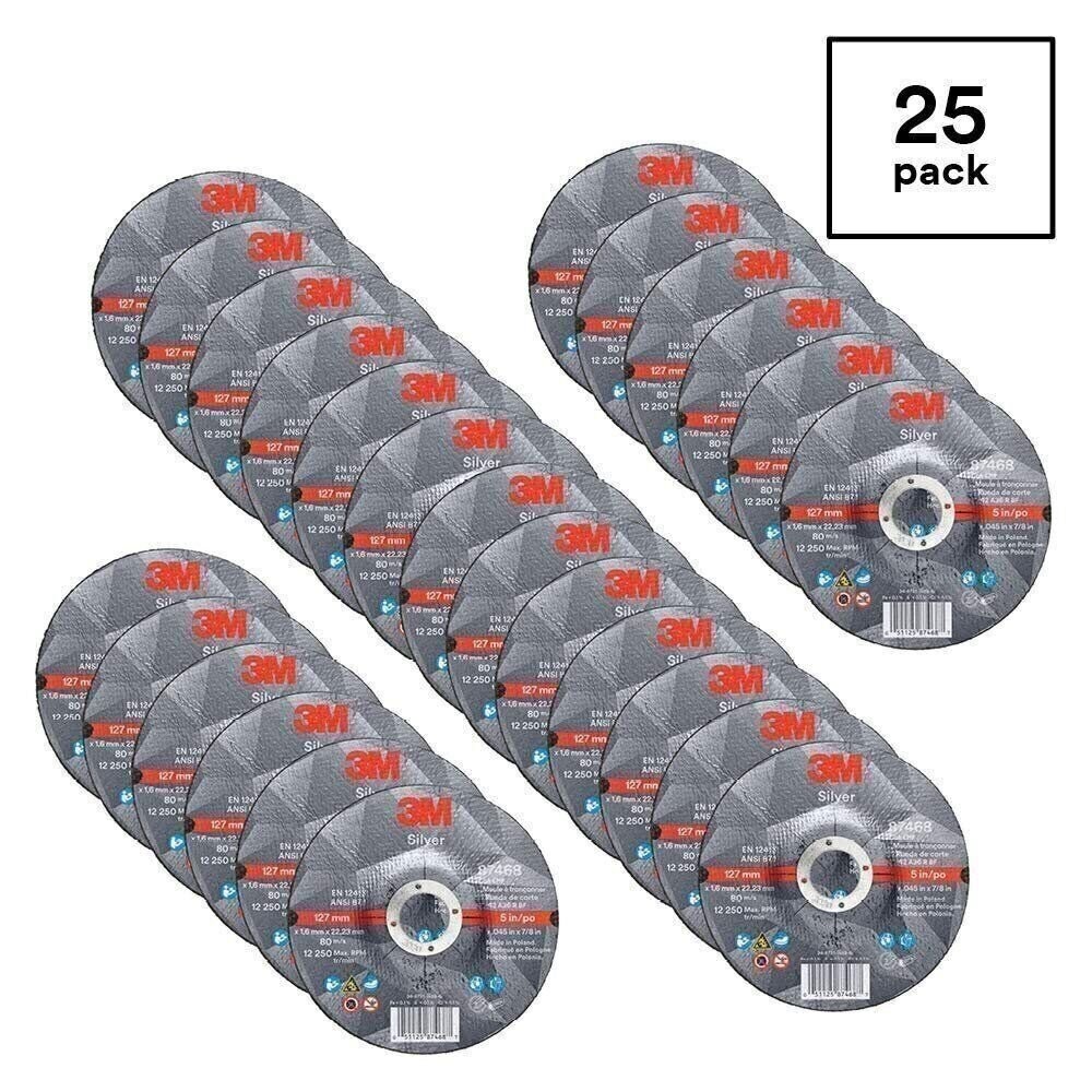 3M Silver Cut-Off Wheel, Precision Shaped Ceramic, Long-Lasting