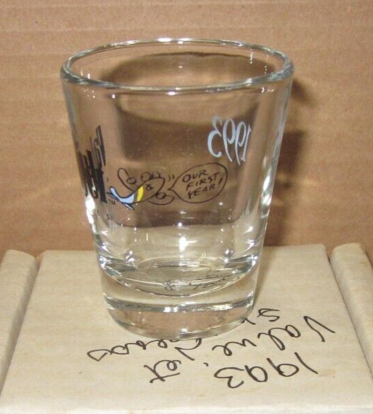 a 1993 Value Jet Airlines Shot Glass