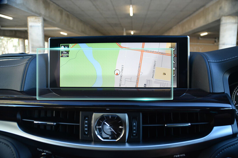 Crystal Clear Screen Protector for 2018 Lexus LX 570 Vehicle Navigation