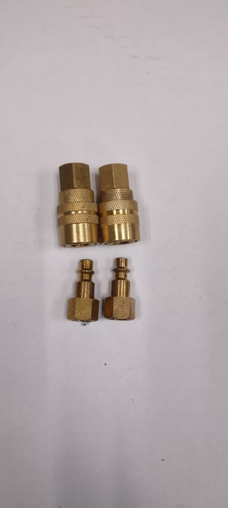 Brass Quick Coupler Set with Fittings - Durable Brass Quick Connect Coupler Set