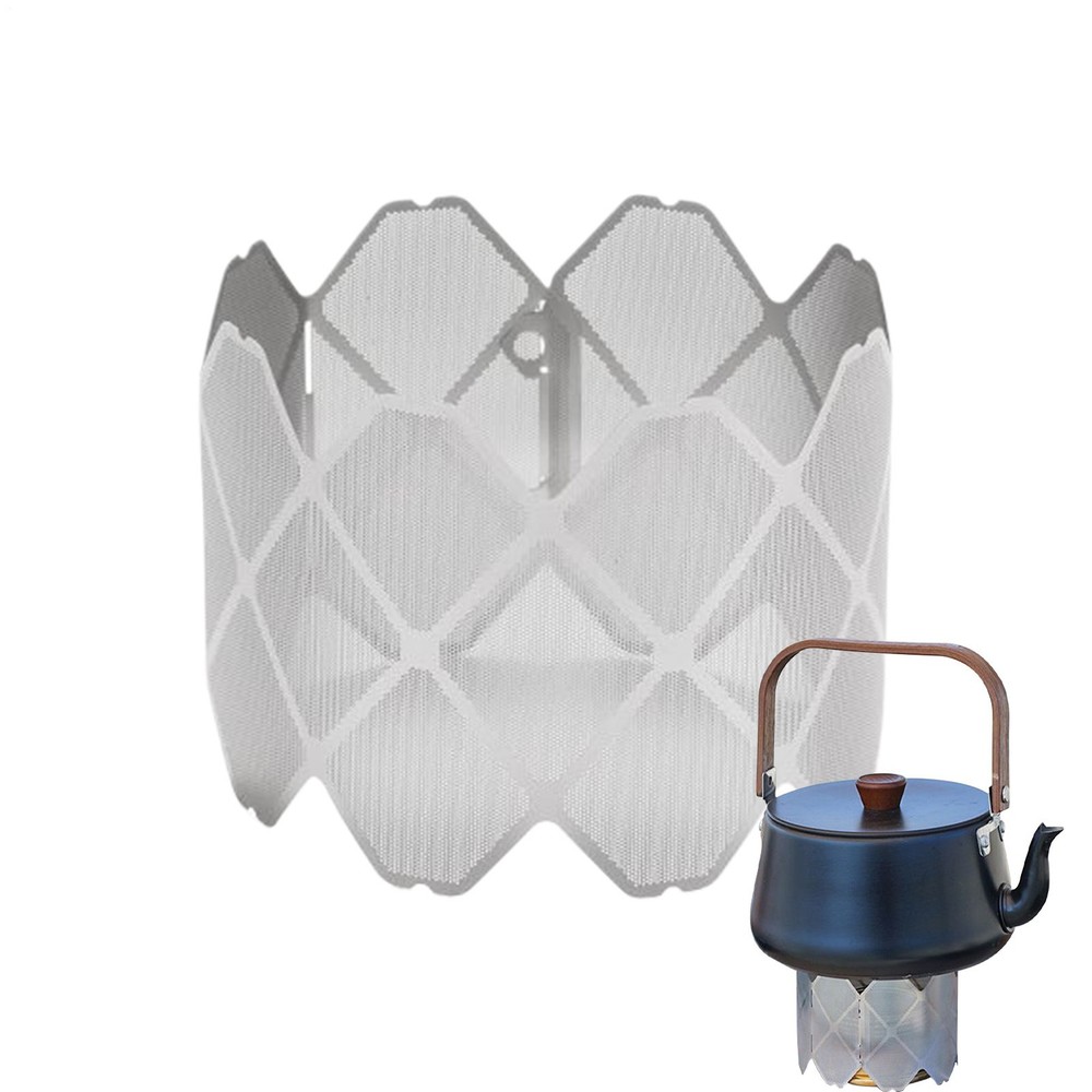 Camp Stove Windscreen Lightweight Stainless Steel Stove Windshield Windproof
