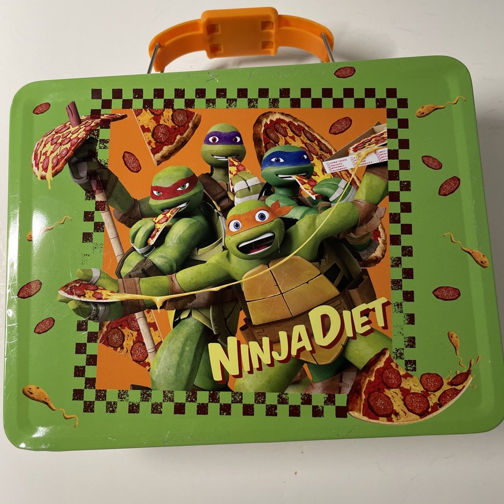 Ninja Turtles 2016 Metal Lunchbox “ Ninja Diet” Logo
