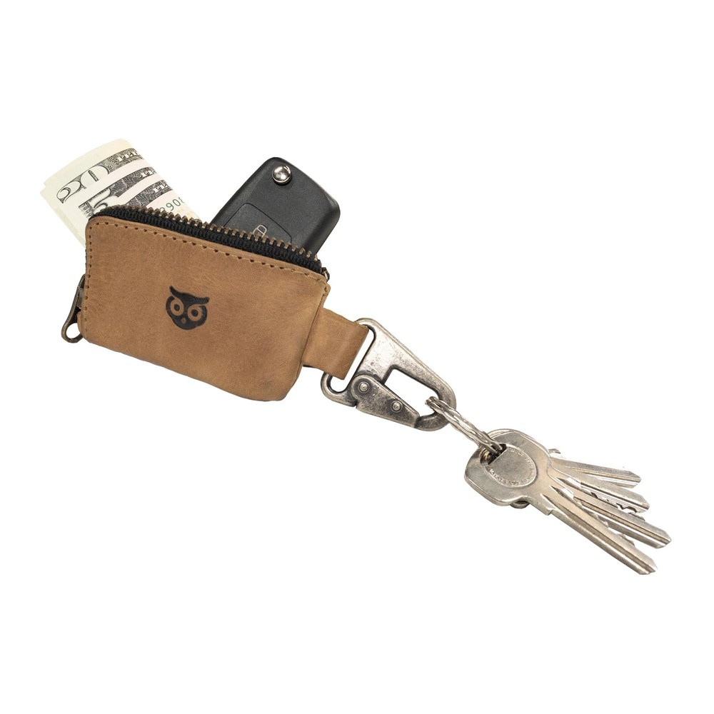 , Rustic Leather Car Key Holder, Headphone & Charging Cables, Memory Cards, H...
