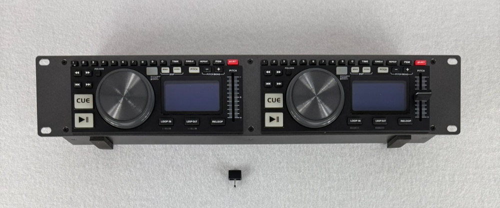 5 CORE DJM-1300 PRO SERIES - Dual CD Player Rack Mount DJ Controller USB
