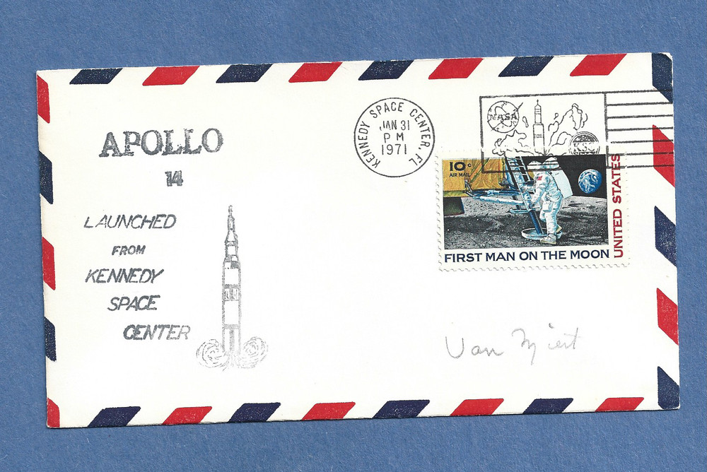 APOLLO 14 LAUNCH JAN 31,1971 KSC  SPACE COVER NASA