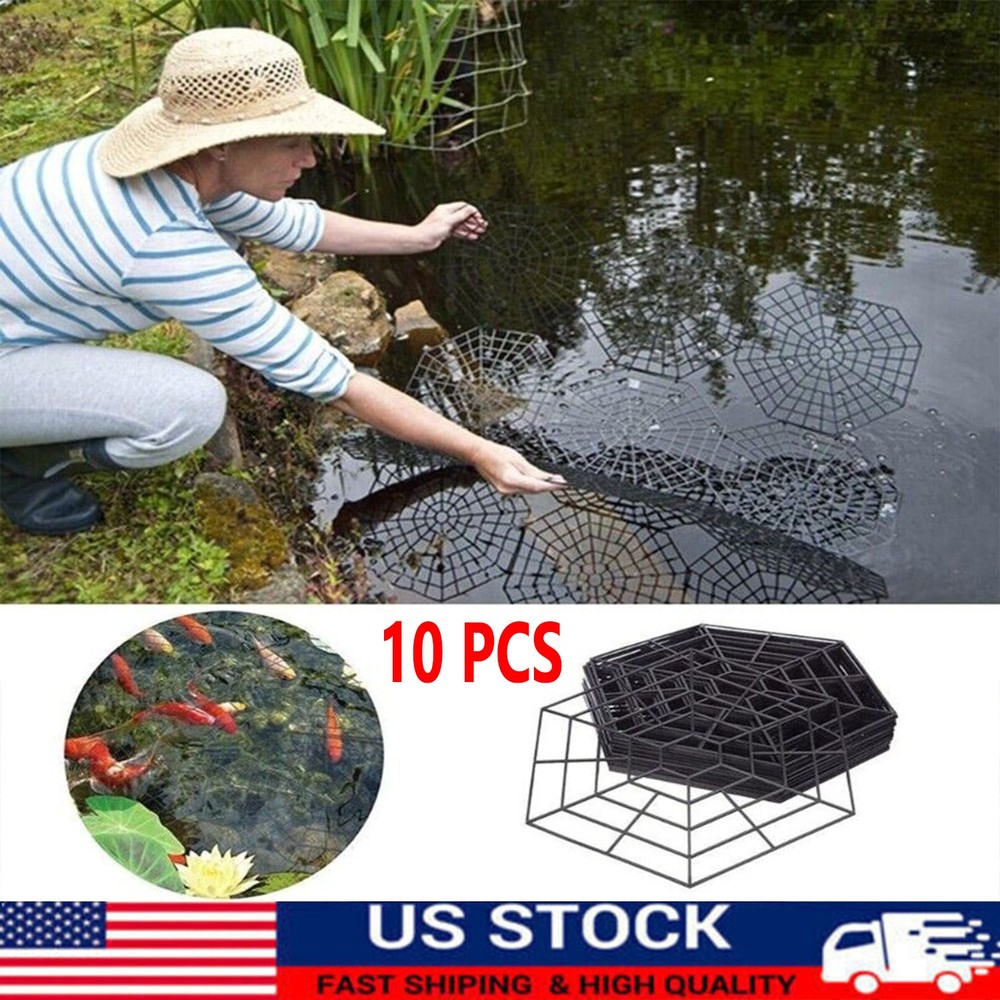 Floating Pond Protection Kit Interlocking Herons Deterrence Fish Protection Net