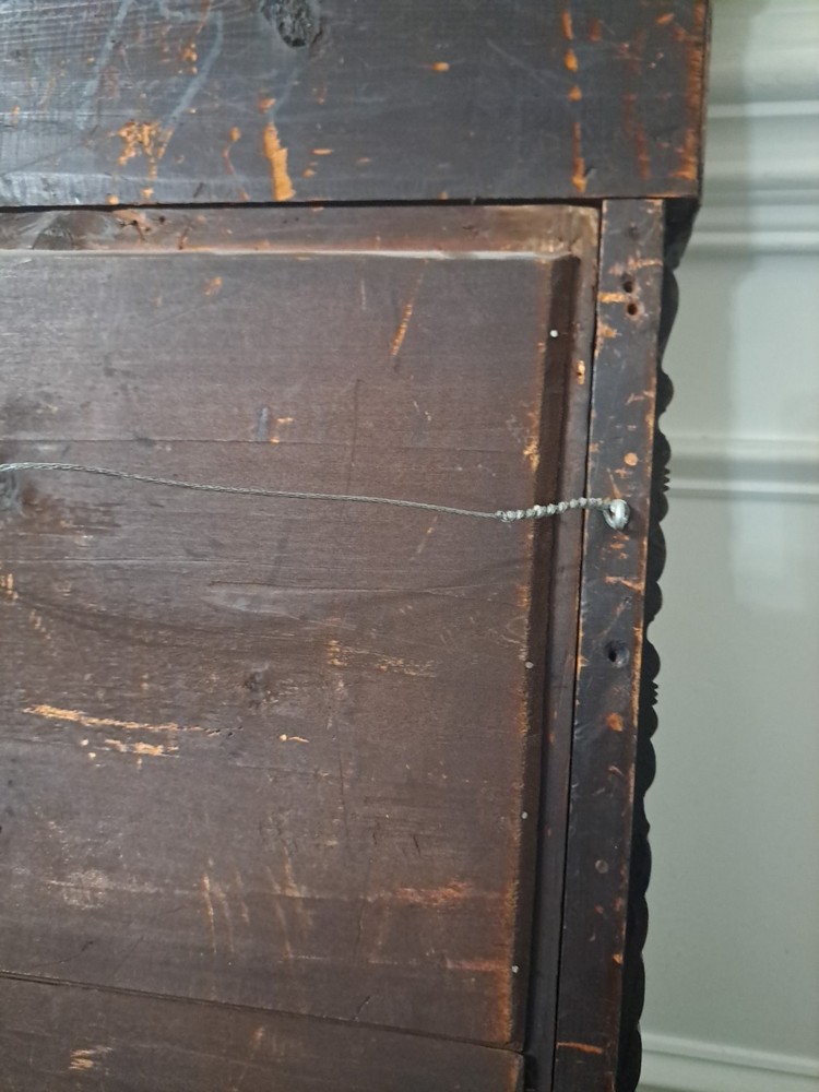Antique American Empire Wall Console Mirror