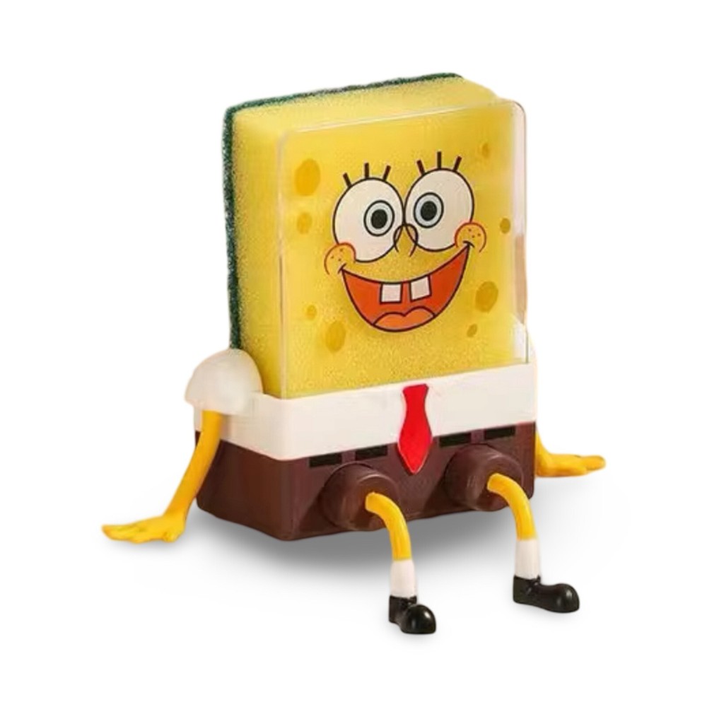 Sink Holder SpongeBob with Sponge Kitchen Organizer Storage Drain Rack Holder