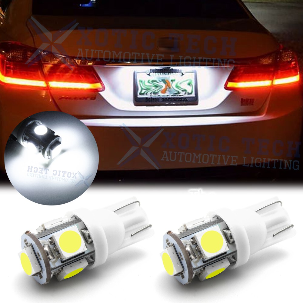 White LED Interior Tag Light Bulb Package Kit for Chevy Suburban Tahoe 2007-2014