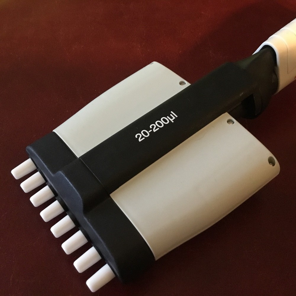 AlphaPette Autoclavable Molecular Technologies 8 Channel 20-200ul