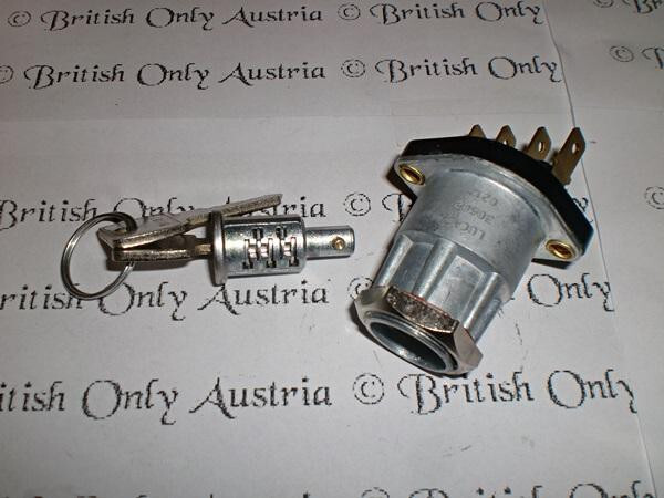 Ignition lock + key + switch. 30608. Lock, Key & Switch
