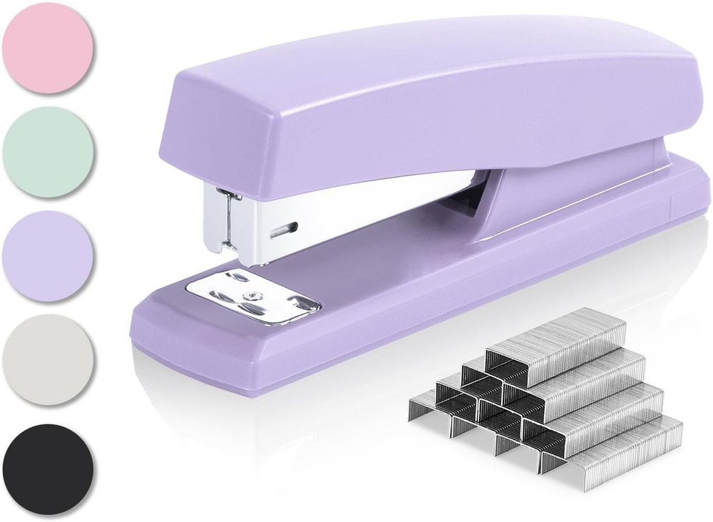 Stapler, Desktop Staplers with 640 Staples, Office Stapler, 25 Sheet Capacity, P