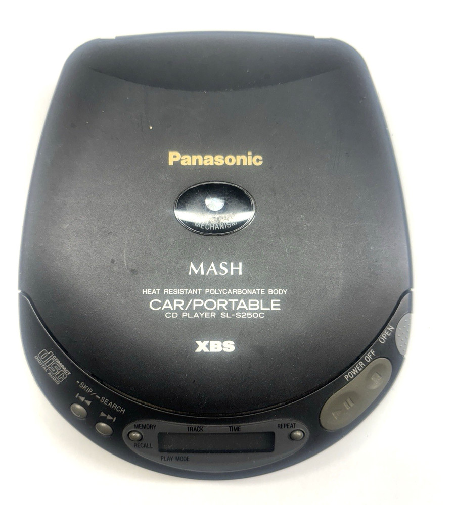 PANASONIC PORTAL CD PLAYER SL-S250C XBS MASH  - PLEASE READ