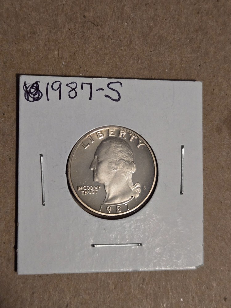 1987-S Proof Washington Quarter – Exceptional Condition