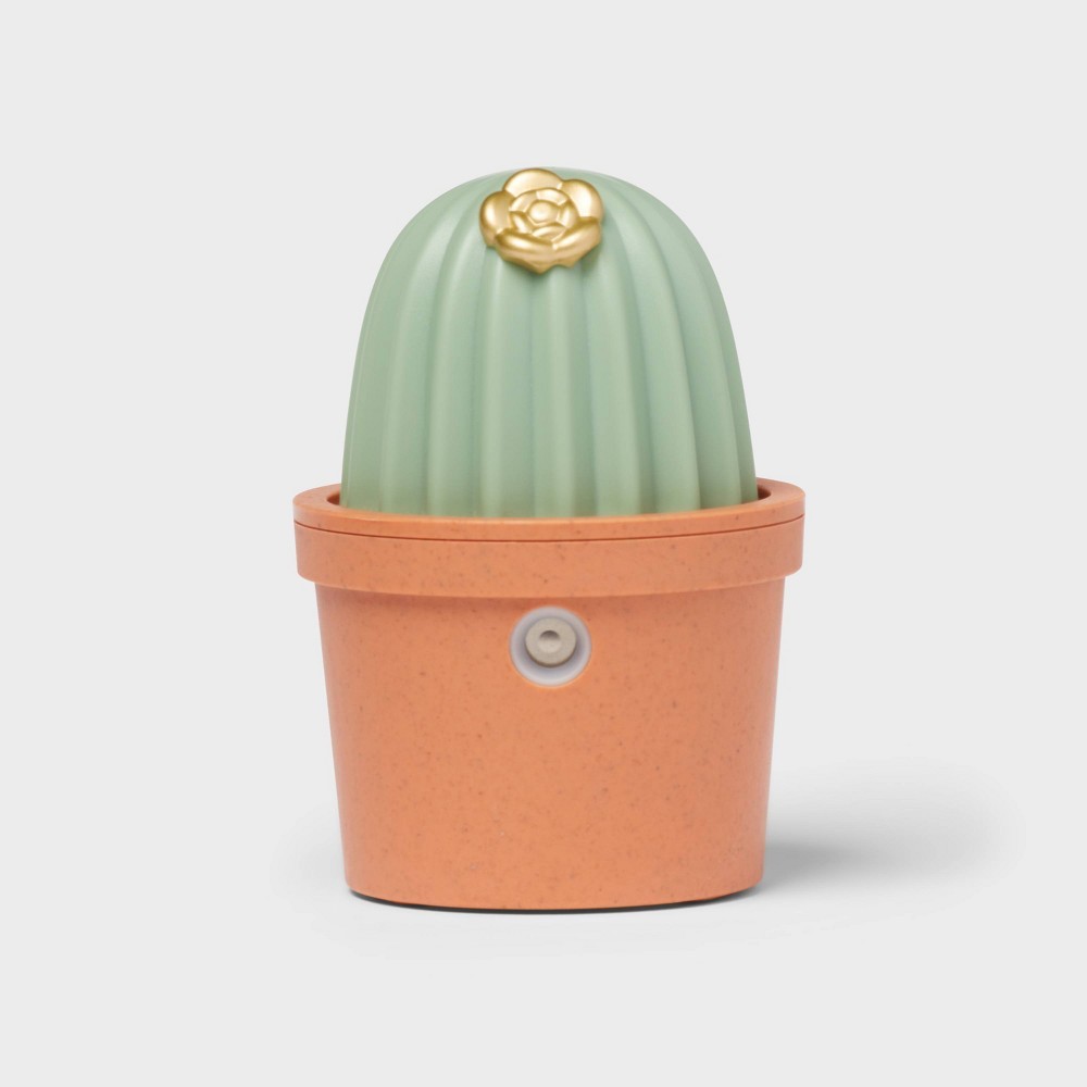 Cactus Ultrasonic Mini Diffuser USB Rechargeable Auto Shut-Off Multicolor