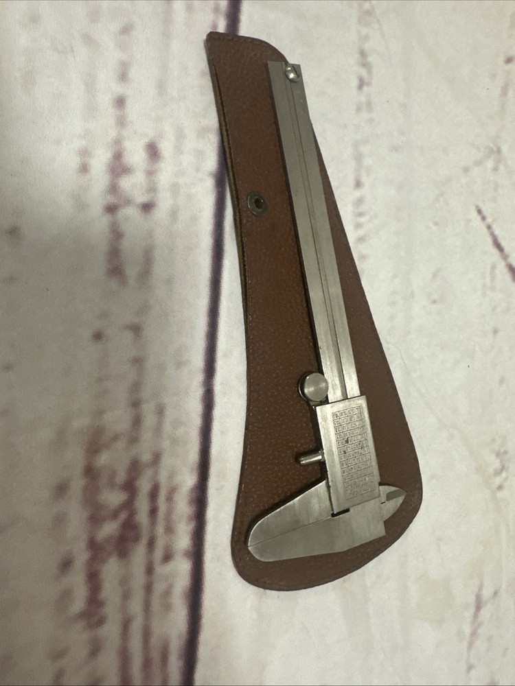 Cenco Machinist Caliper Tool, West Germany, With Case,