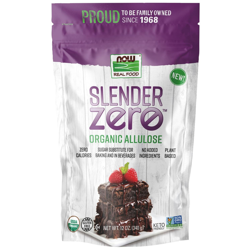 Real Food, Slender Zero, Organic Allulose, Zero Calories, Sugar Substitute for B