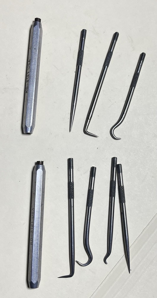 2 K-D Hook And Pick Sets Used