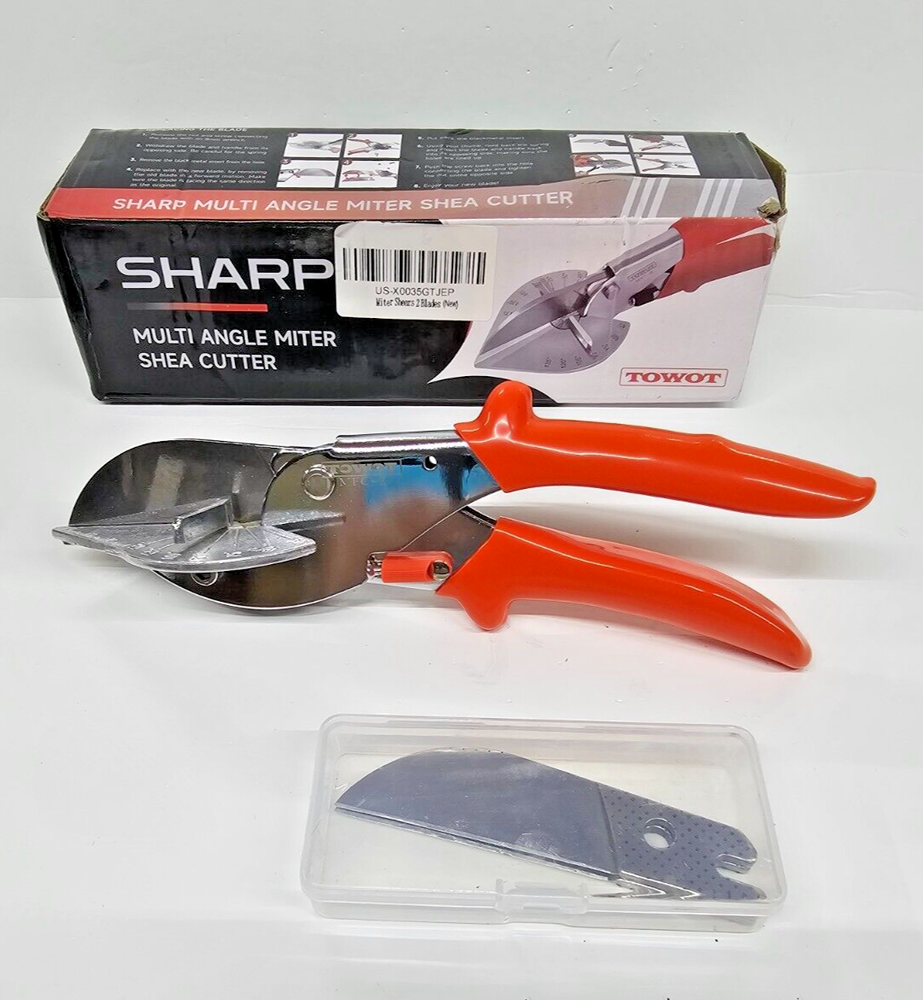 TOWOT Sharp Multi Angle Miter Shear Cutter, Adjustable at 45 To 135 Degree.