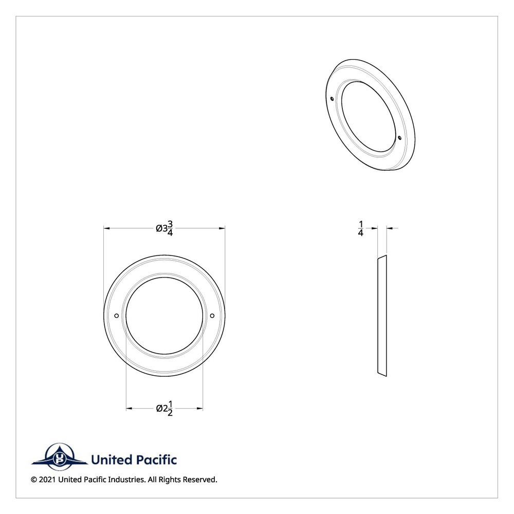 2-1/2" Round Light Bezel