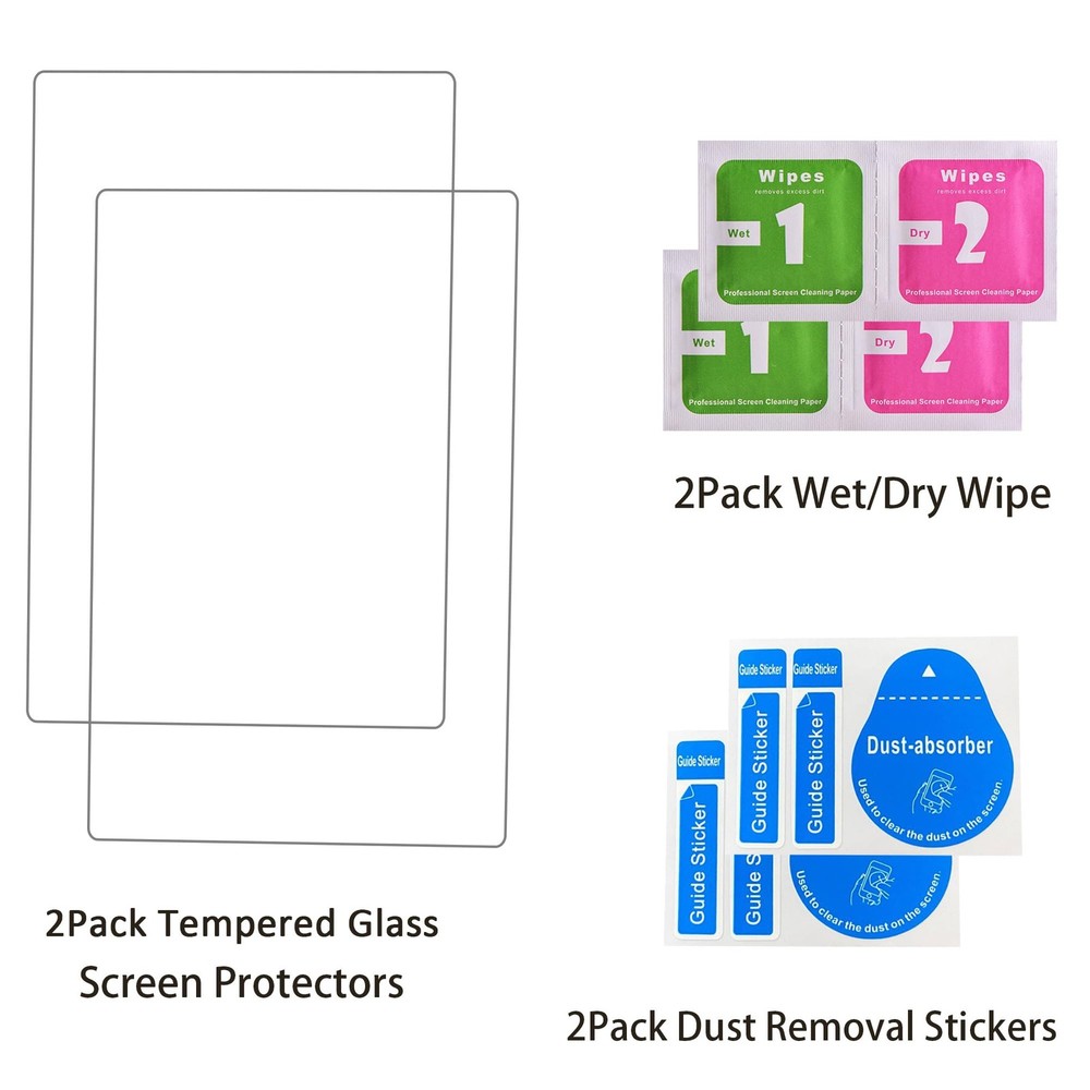 GXLYFG 2 Pack Tempered Glass Screen Protectors Compatible with Transparent