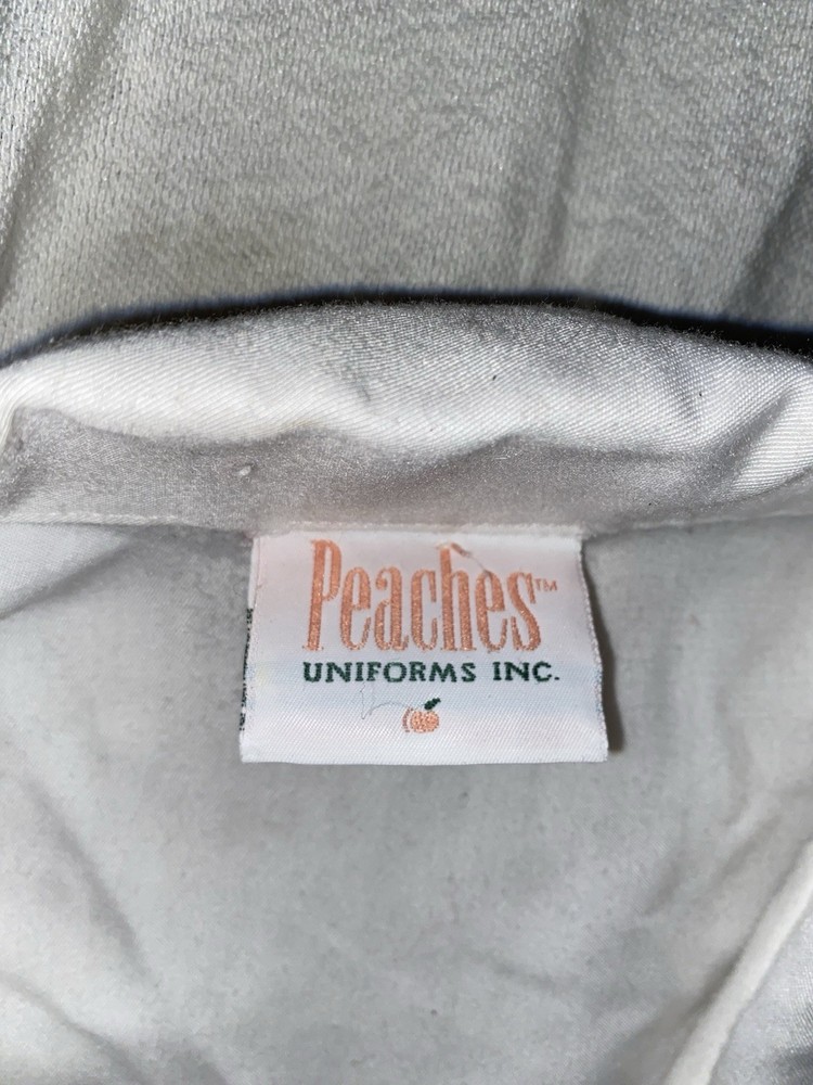 Peaches Uniform Short Lab Coat White L/XL