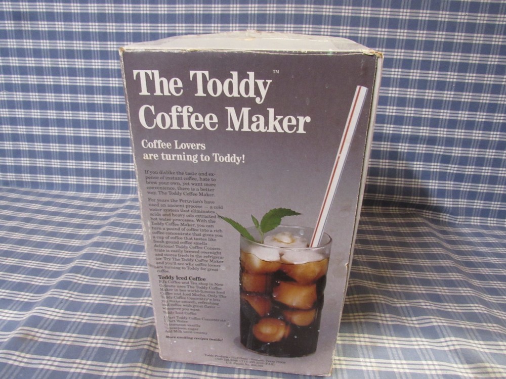 TODDY Cold Brew Brewing System (New Open Box) FAST FREE SHPPING.