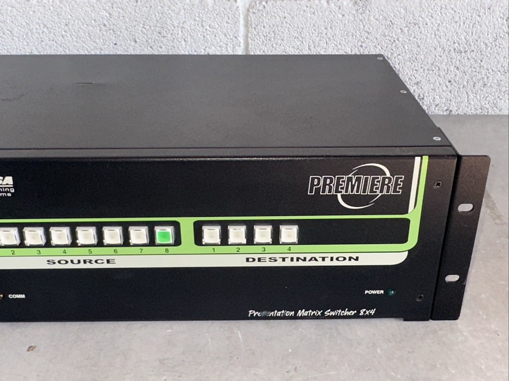 PESA Switching Systems PR84V5A2-P Premiere Presentation Matrix Switcher 8x4