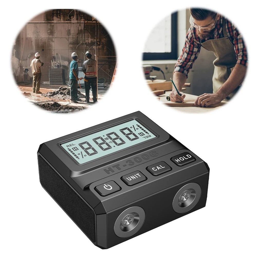 Digital Angle Finder 4x90° Electronic Protractor for Woodworking